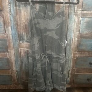 SPLENDID CAMO ROMPER DRESS SHORTS OUTFIT NWT SZ XS